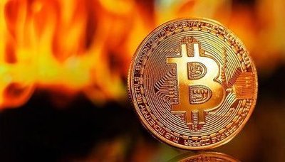 Vast cryptocurrency mining farm with rows of efficient mining rigs